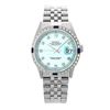 Image 1 : Rolex Pre-owned 36mm Mens Ice Blue Dial Stainless Steel - REF-580H3N