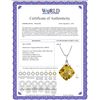Image 2 : Genuine 8.75 ctw Citrine Necklace 14KT Rose Gold - REF-27W2Y