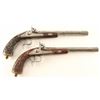 Image 4 : Pair of percussion dueling pistols