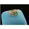 Image 1 : Classic oval emerald & diamond ring
