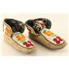 Image 1 : Pair of Plains Indian Beaded Moccasins