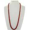 Image 1 : Apple Coral Beaded Indian Necklace