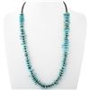 Image 1 : Santo Domingo Natural Turquoise Heishi Necklace
