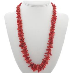 Mediterranean Coral Navajo Necklace