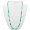 Image 1 : Sleeping Beauty Turquoise Silver Bead Necklace
