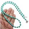 Image 2 : Sleeping Beauty Turquoise Silver Bead Necklace