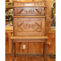 Antique American Oak Secretary