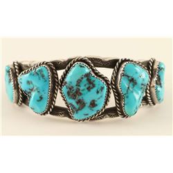 Navajo Bisbee Turquoise Cuff