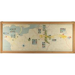 Vintage War Map