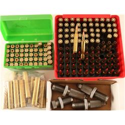 Cartridges, Brass & Dies Lot