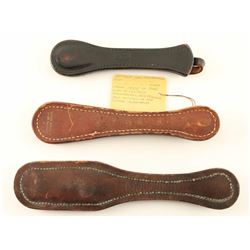 Lot of 3 Leather Saps