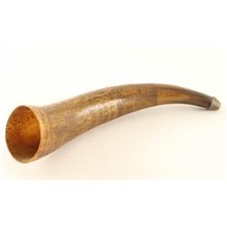 Scrimshawed Powder Horn