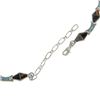 Image 2 : Navajo Inlaid Opal Sterling Silver Link Necklace