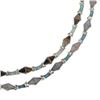 Image 3 : Navajo Inlaid Opal Sterling Silver Link Necklace