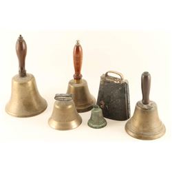 Lot of 5 Bells