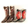 Image 1 : Lot of 4 Pairs of Cowboy Boots