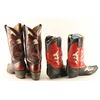 Image 2 : Lot of 4 Pairs of Cowboy Boots