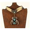 Image 1 : Bear Claw Turquoise Sterling Silver Necklace