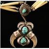 Image 3 : Bear Claw Turquoise Sterling Silver Necklace