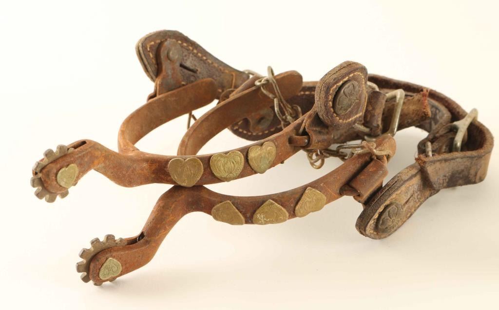 (2) Pairs of Rustic Spurs