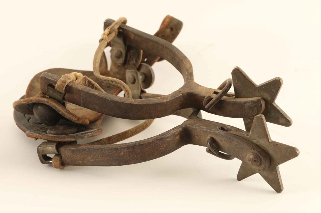 (2) Pairs of Rustic Spurs
