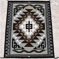Navajo Two Grey Hills Wool Rug