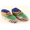 Image 1 : Fully Beaded Plains Indian Moccasins