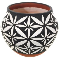 Acoma Pueblo Pottery Flower Patterns