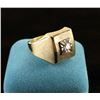 Image 1 : Mens Square Diamond Ring
