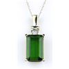 Image 1 : Classy Emerald cut Green Tourmaline