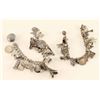 Image 2 : Lot of 2 Silver Charm Bracelets