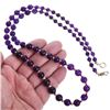 Image 2 : Navajo Amethyst Gold Bead Necklace