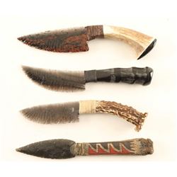 Lot of 4 Indian Style Knives