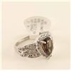 Image 1 : Sterling Silver Chocolate Topaz Ring