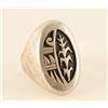 Image 1 : Heavy Sterling Hopi Men's Ring
