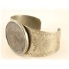Image 2 : Navajo Cuff with Silver 1922 Peace Dollar