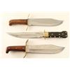 Image 1 : Lot of 3 Bowie Knives
