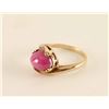 Image 1 : Gold & Pink Star Sapphire Ring