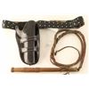 Image 2 : Holster, Belts & Coach Whip Lot