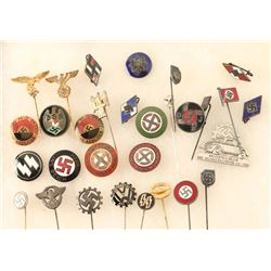 Lot of 31 German WWII Pins