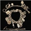 Image 2 : Lot of 3 Sterling Silver Charm Bracelets