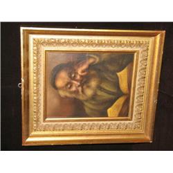 O/B, Icon, signed Raynoud or Raymond