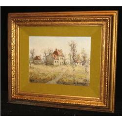 O/C, French Landscape, signed Peyrat