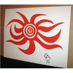 Seragraph, signed Alexander Calder