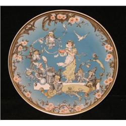 Mettlach Snow White Wall Plaque