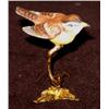 Image 1 : Boehm Porcelain Bird on Gold Washed Bra