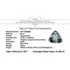 Image 2 : 3.66 ct.Natural Trilliant Cut Aquamarine