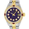 Image 1 : Rolex Ladies 2 Tone Purple Diamond & Ruby Datejust Wristwatch