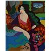 Image 2 : Patricia Govezensky- Original Serigraph on Paper "Katy"