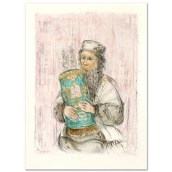"Israeli Rabbi" Limited Edition Lithograph by Edna Hibel (1917-2014), Numbered and Hand Signed with 